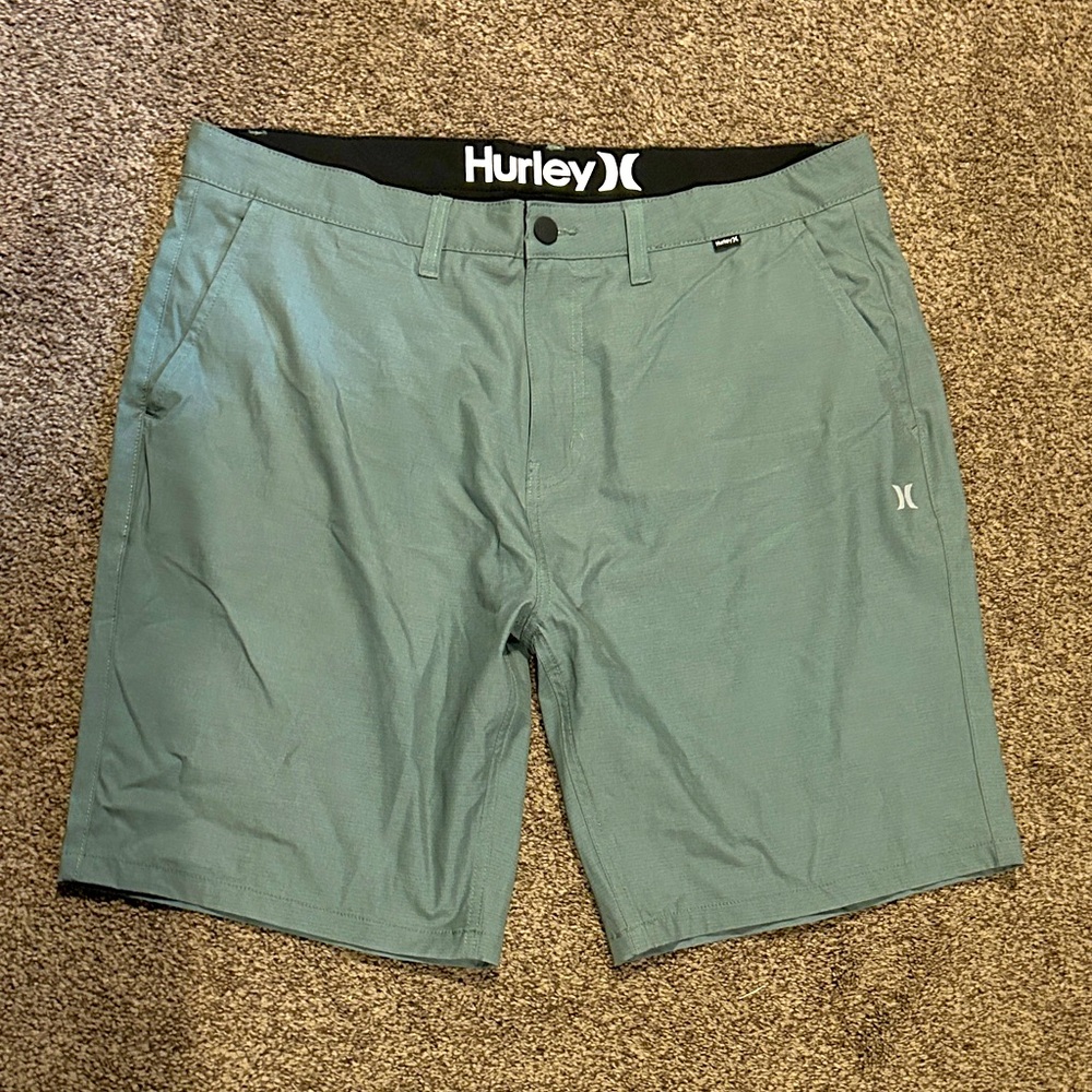 Hurley Men's Teal Hybrid Shorts
